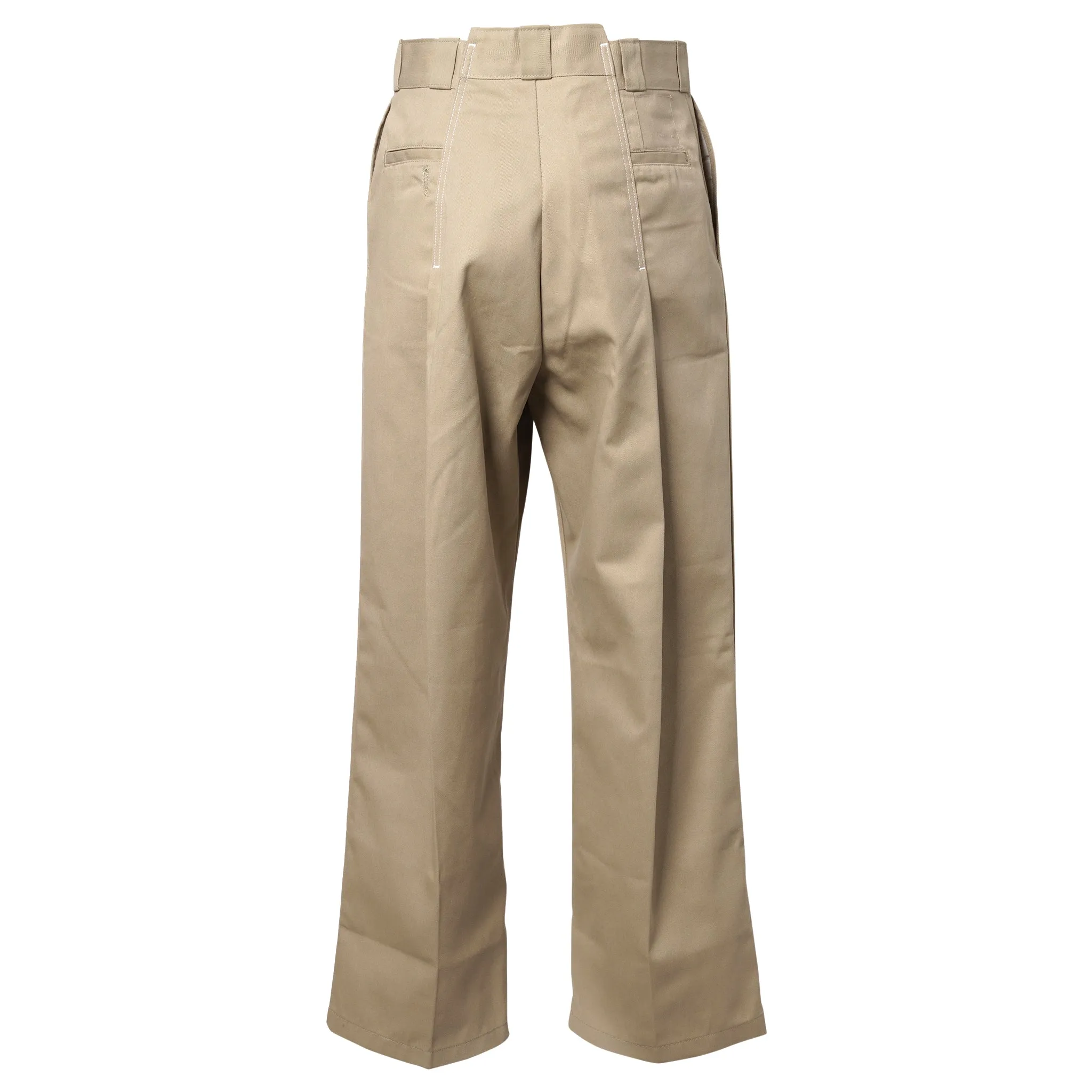 RECONSTRUCTED WORK PANTS / KHAKI
