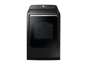 Samsung DVE54R7600V 7.4 cu. ft. Electric Dryer with Steam Sanitize  in Black Stainless Steel