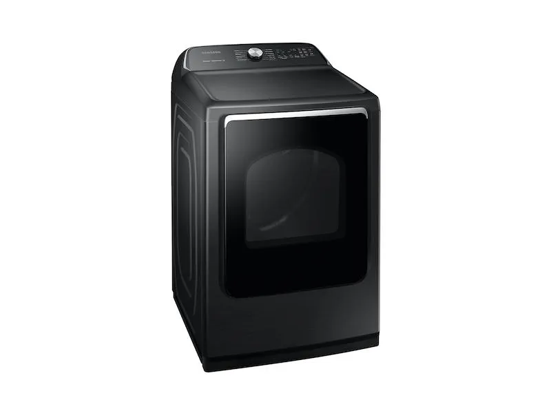 Samsung DVE54R7600V 7.4 cu. ft. Electric Dryer with Steam Sanitize  in Black Stainless Steel