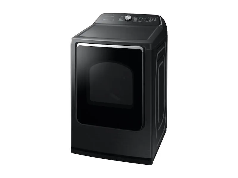 Samsung DVE54R7600V 7.4 cu. ft. Electric Dryer with Steam Sanitize  in Black Stainless Steel