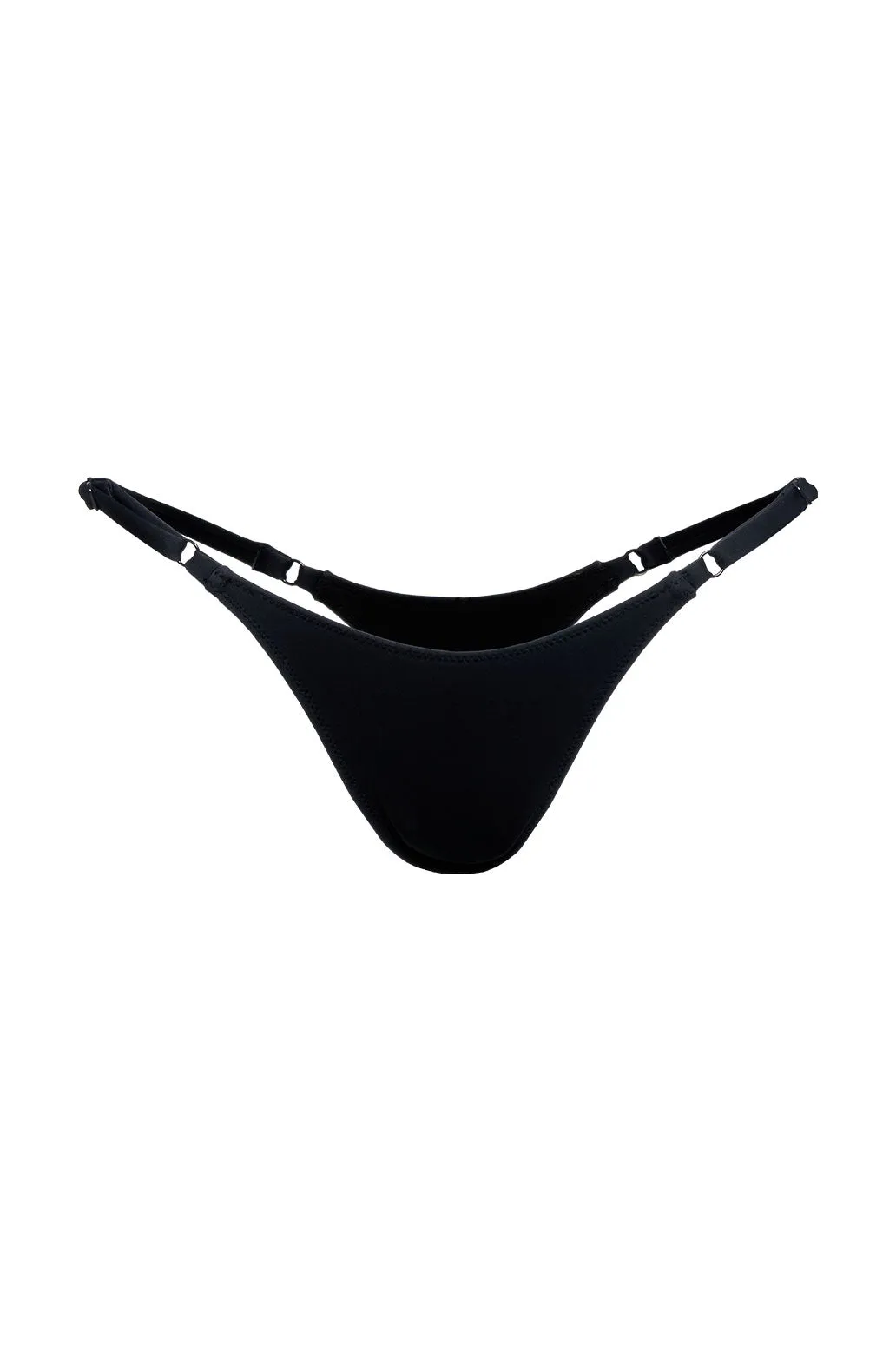 Santorini Bikini Bottoms - Black