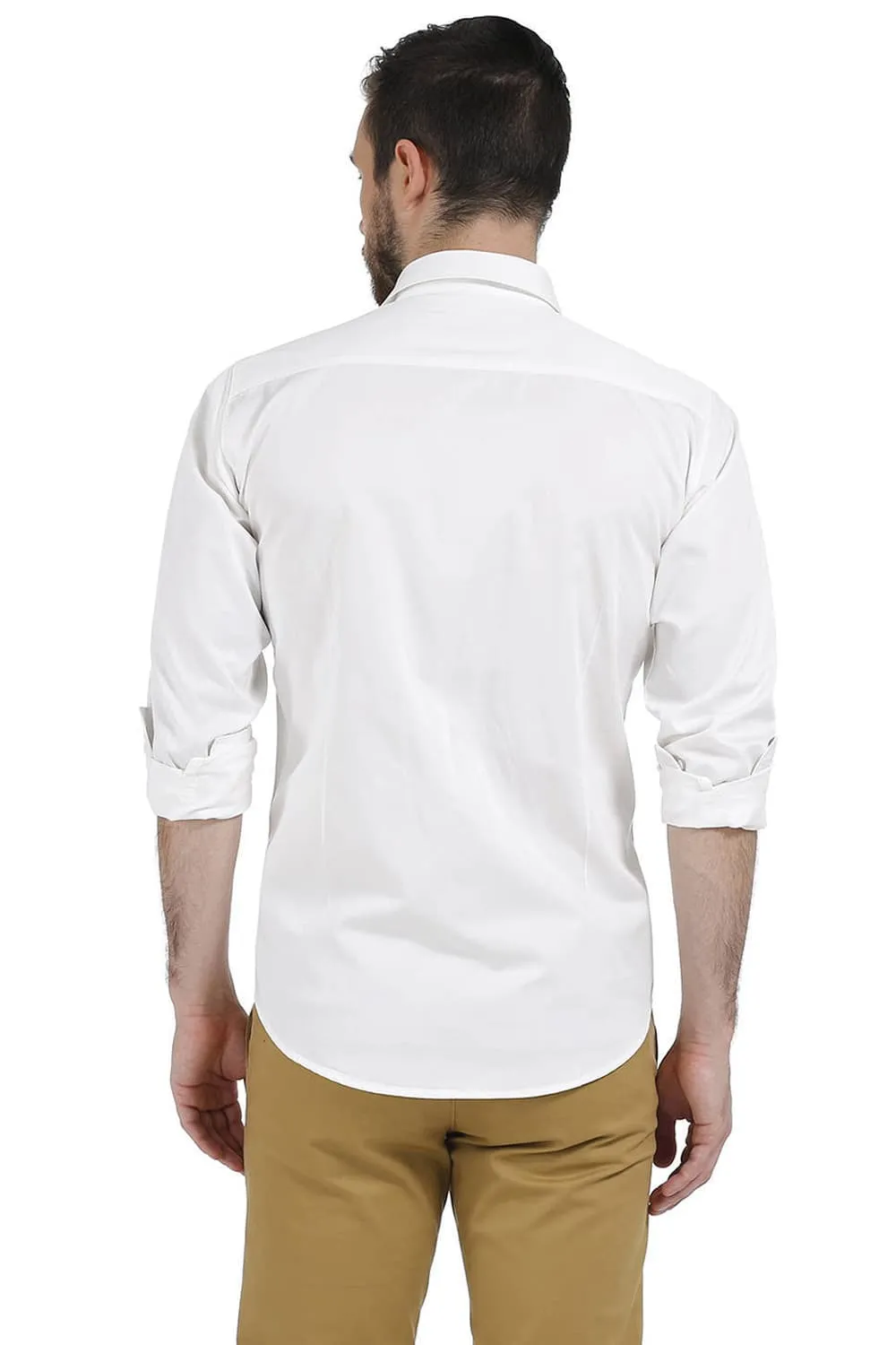Slim Fit Total Eclipse Satin Shirt