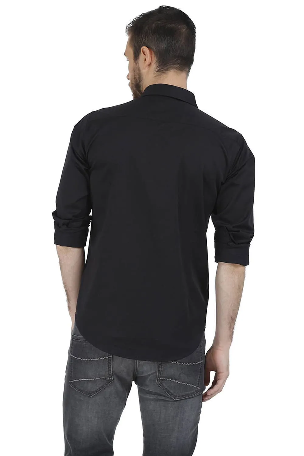 Slim Fit Total Eclipse Satin Shirt