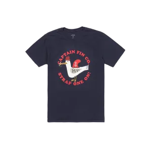 Strapper Bird Short Sleeve Tee - Navy