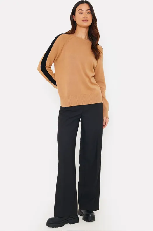 Stripe Up Crew Sweater