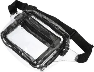 SUPVOX Transparent Waist Bag for Men Outdoor Sports Fanny Pack Storage Pouch for Phone Multi Functional Travel Storage for Kayaking Swimming and More