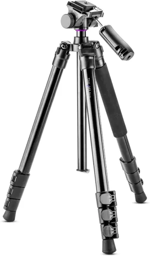 Takama Flip-Zip Tripod Monopod Kit, for Camera andSmartphone with Mount Head and Lightweight Compact Bag for Multi-Functional Photo, Video and Phone Photography
