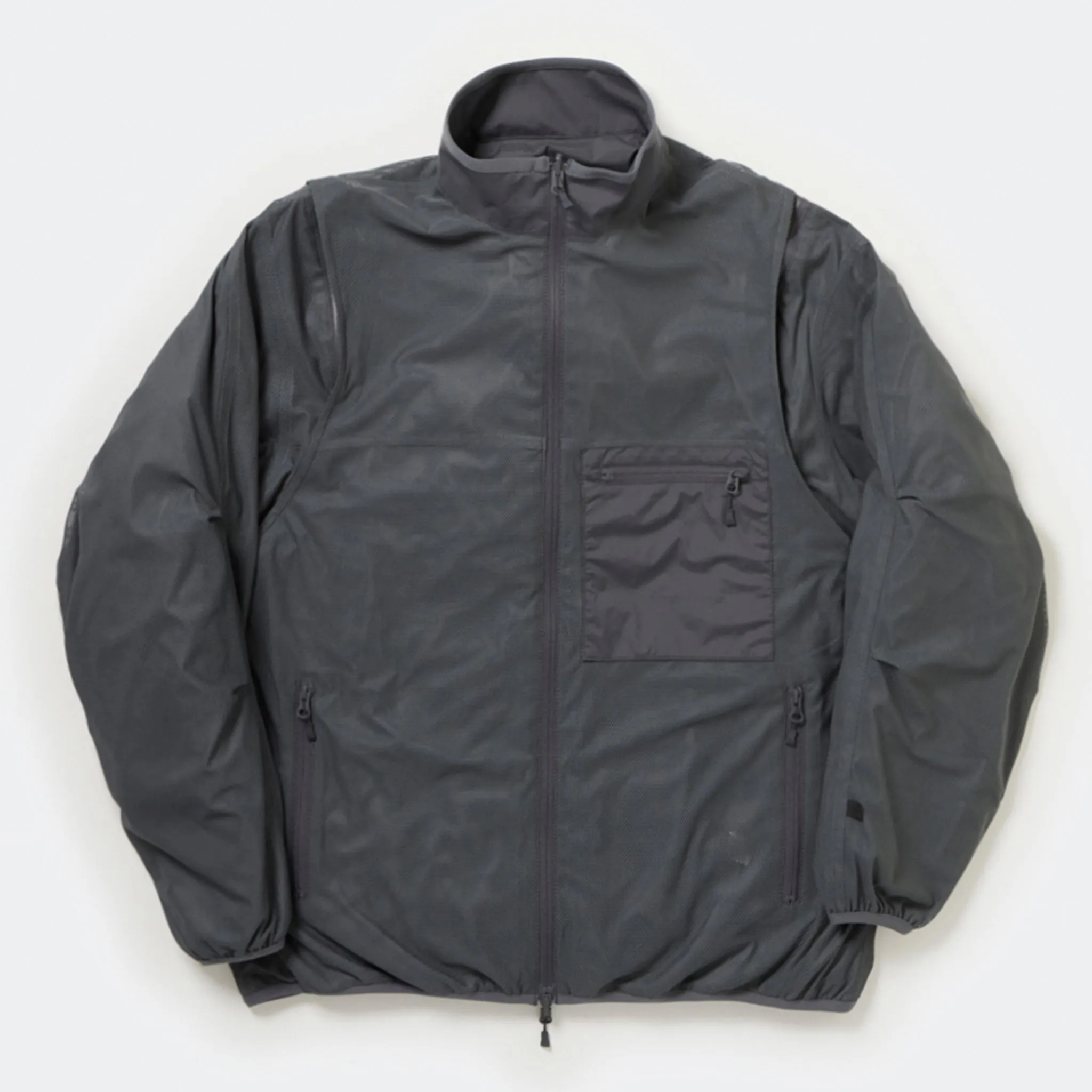 TECH REVERSIBLE FIELD JACKET / CHARCOAL