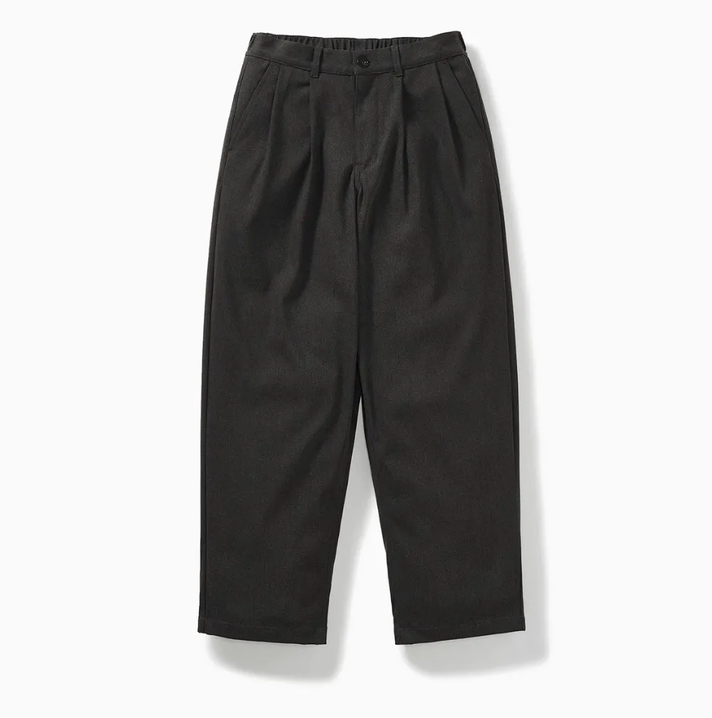 textured silhouette casual pants   N5037