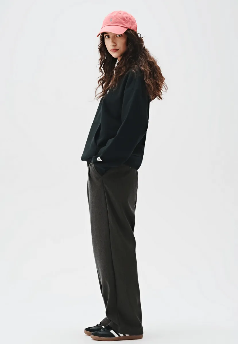 textured silhouette casual pants   N5037