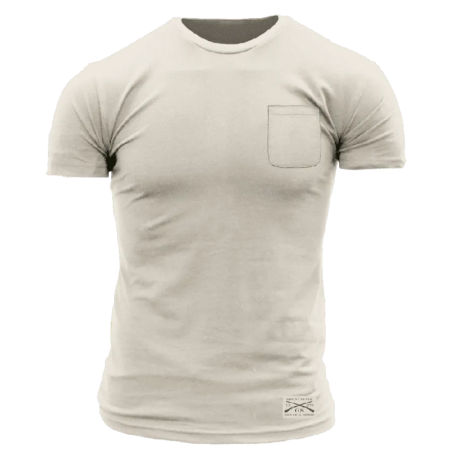 Triblend Pocket T-Shirt - Sand