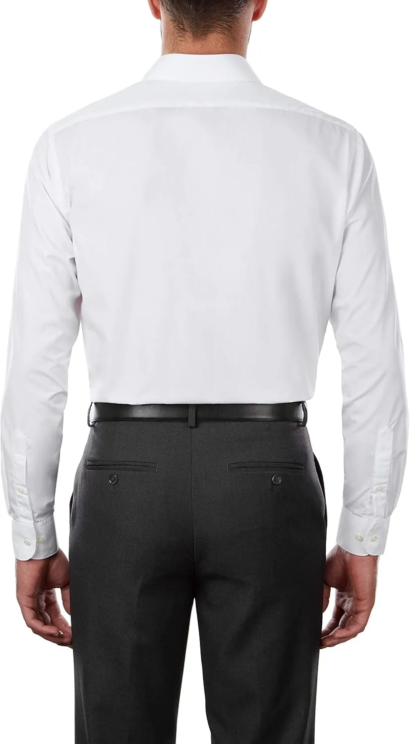 Van Heusen Men's Tall FIT Dress Shirts Poplin